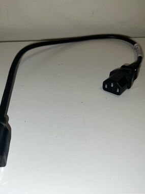 Black Laptop Power Extension Cable (IEC C13 to C14)